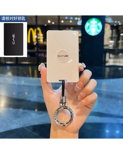 Funda para llave de coche con tarjeta NFC, carcasa Fob para BYD Qin Pl
