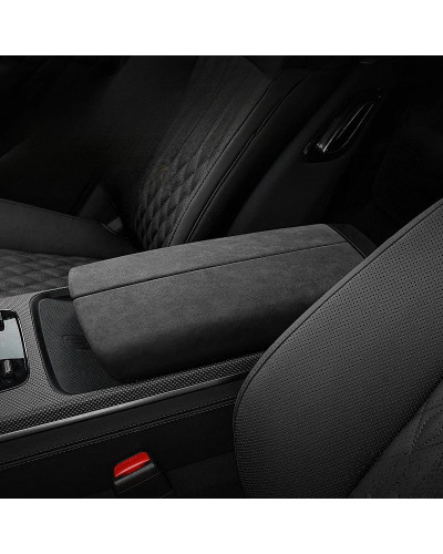 Adecuado para BYD Han Alcantara cubierta de caja de reposabrazos centr