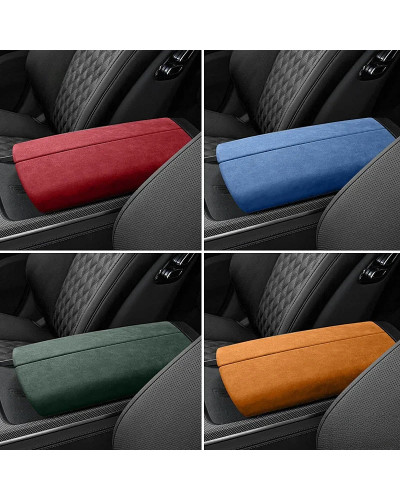 Adecuado para BYD Han Alcantara cubierta de caja de reposabrazos centr