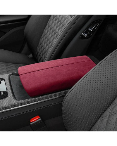 Adecuado para BYD Han Alcantara cubierta de caja de reposabrazos centr