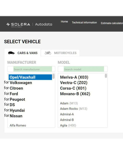 2024 Alldata Auto Data Car Data Software Online Account for Car Repair