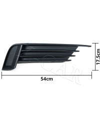 Parrillas de luz antiniebla del parachoques delantero del coche, accesorios de cubierta embellecedora para AUDI A3, 2013, 2014, 