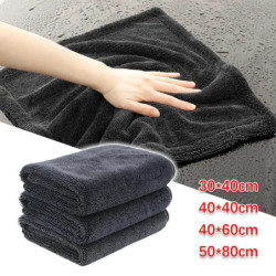 Microfiber Car Cleaning Towel Double-Sided Ultra Absorbent Car Wash Cleaning Cloth Soft Scratch Proof Lint Washing Towel