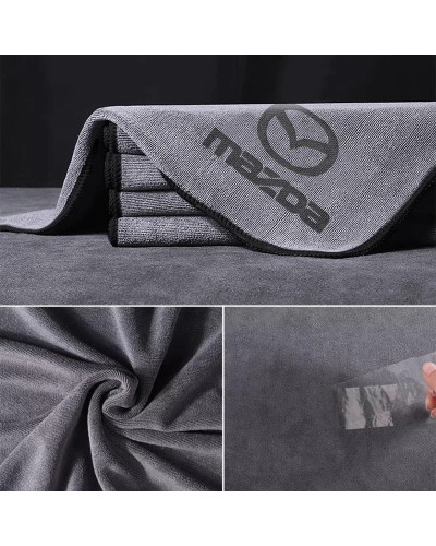 Toalla de microfibra con logotipo de coche, toallas de secado y limpie