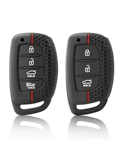Fundas protectoras de silicona para llaves de coche, accesorios para H
