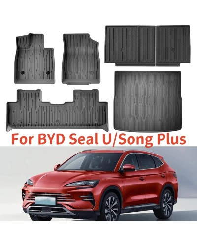 Para BYD Seal U / Song Plus Sealion 6 2021-2024 2025 alfombrillas y re