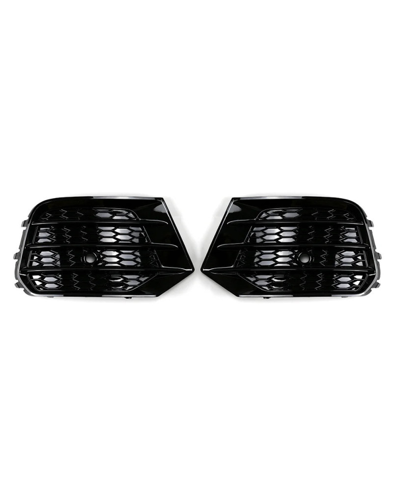 Cubierta de luz antiniebla delantera para Audi Q3, cubierta de lámpara negra brillante, embellecedor de marco, Protector Exterio