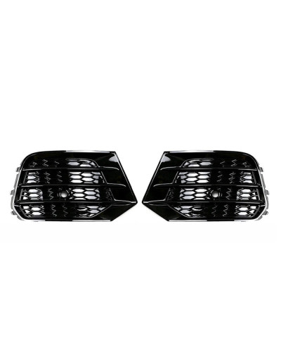 Cubierta de luz antiniebla delantera para Audi Q3, cubierta de lámpara negra brillante, embellecedor de marco, Protector Exterio