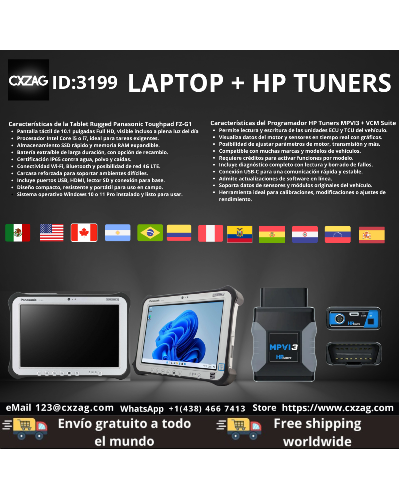 HP TUNERS + LAPTOP