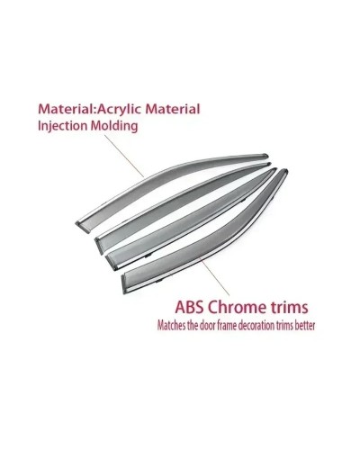 Visera de ventana de coche para BYD Song Plus 2020-2024, Deflector de 