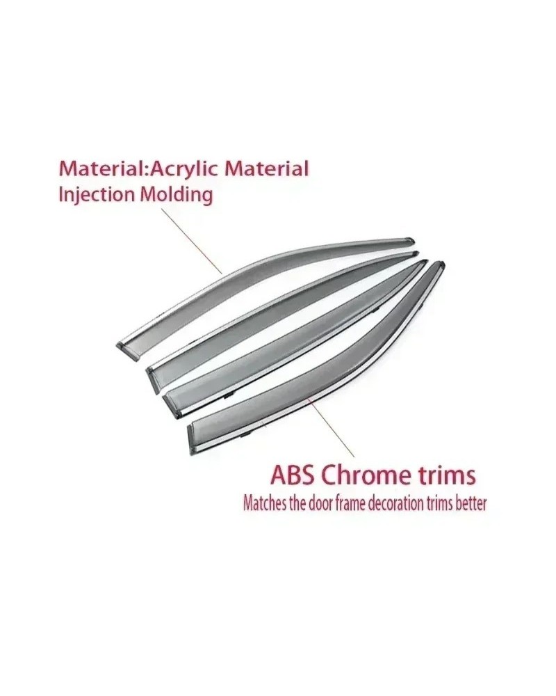 Visera de ventana de coche para BYD Song Plus 2020-2024, Deflector de 