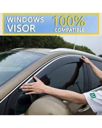 Visera de ventana de coche para BYD Song Plus 2020-2024, Deflector de 