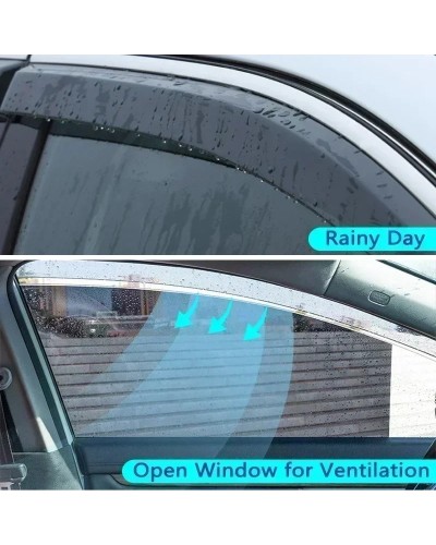 Visera de ventana de coche para BYD Song Plus 2020-2024, Deflector de 