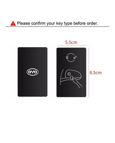 Tarjeta NFC para coche, funda para llave Samrt, soporte para BYD Atto3