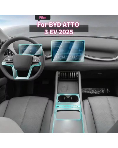 Película protectora transparente de TPU para BYD ATTO 3 EV 2025, acces