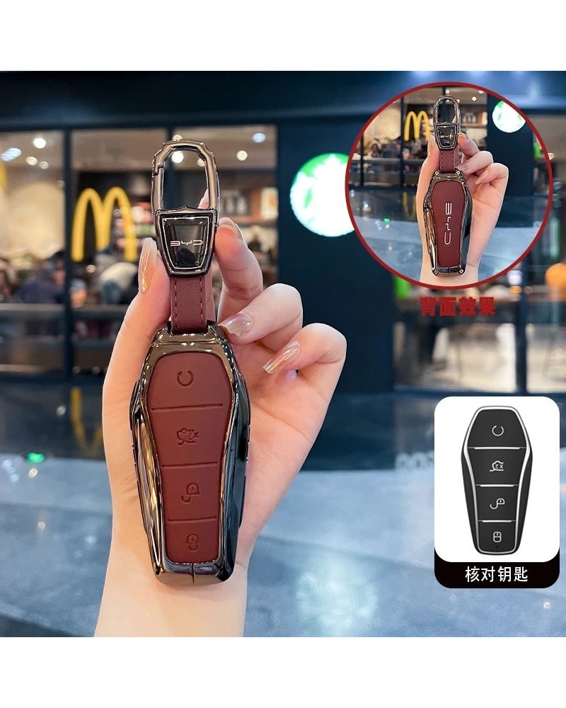 Funda para llave para BYD Song Plus Atto 3 Han EV Tang DM Qin Seal Dol
