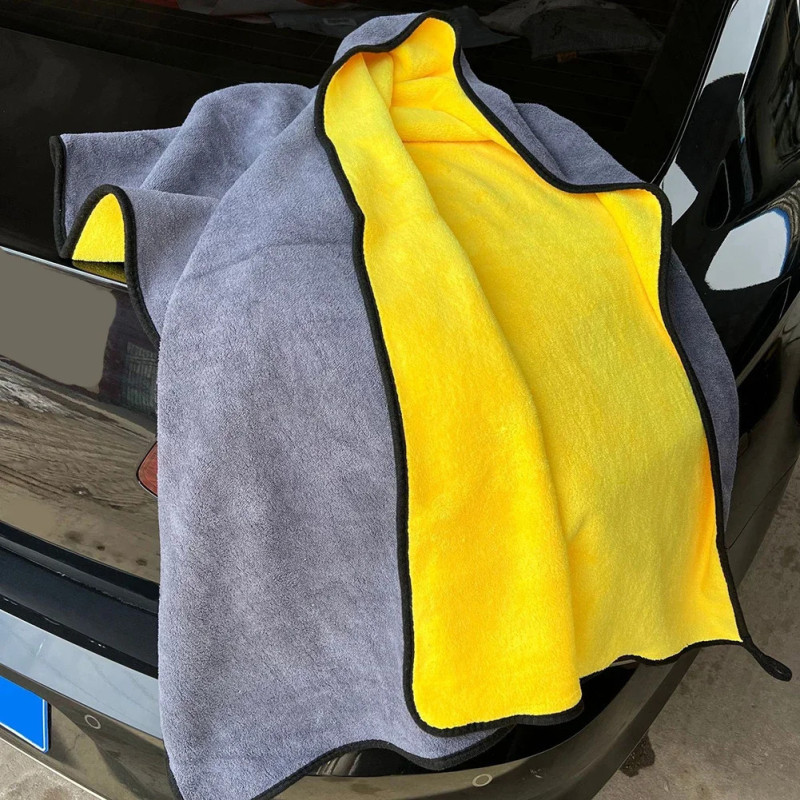 Car Microfiber Towel Large Absorbent Microfiber Towel-Drying Cleaning Cloth For Truck Car Auto Wash 60*160cm Fitment