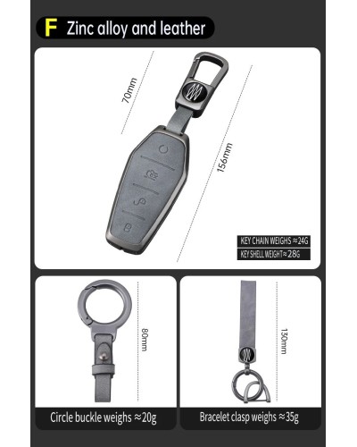 Funda para llave de coche BYD Han Ev Tang Dm/Qin PLUS/Song Pro/MAX/Yua