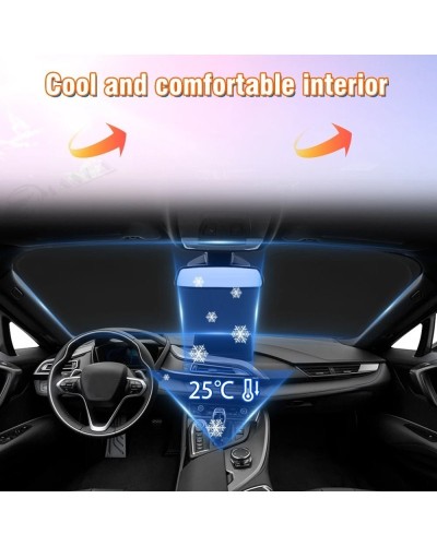 Parasol para parabrisas de coche BYD Dolphin 2022-2024, parasol reflec