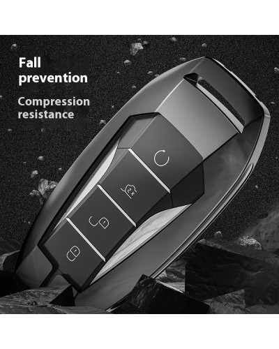 La nueva carcasa de llave de control remoto de coche de aleación de zi