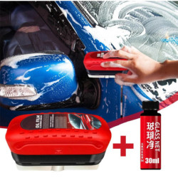 Window Cleaner Car Oil Film Cleaning Brush Car Windshield Cleaner Rearview Mirror Glass Cleaning Brush Car Wash Sponge For Cars