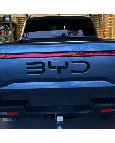Adecuado para cubierta de insignia trasera BYD Shark 6, plástico ABS, 