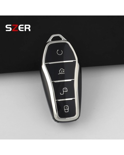 Nueva funda de TPU para llave a distancia de coche, carcasa para BYD S