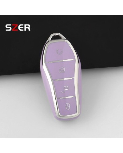 Nueva funda de TPU para llave a distancia de coche, carcasa para BYD S