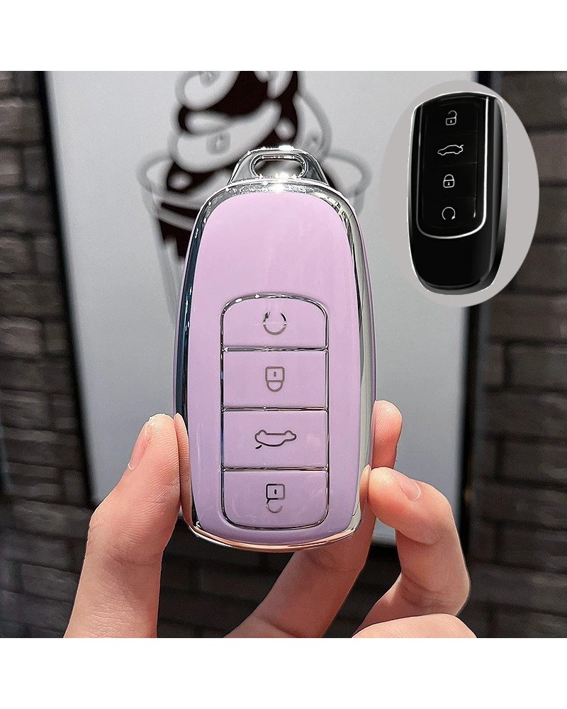 Funda para llave de coche de TPU a la moda para Chery Tiggo 8 Pro Tigg