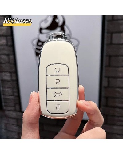 Funda para llave de coche de TPU a la moda para Chery Tiggo 8 Pro Tigg