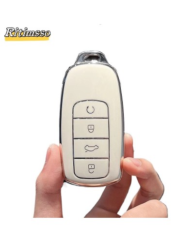 Funda para llave de coche de TPU a la moda para Chery Tiggo 8 Pro Tigg