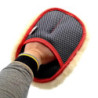 AUTOBRIGHT Car Wash Mitt Wool Mitt 100 WOOL Sheepskin Washing Gloves Cleaning Brush AUTOBRIGHT Car Care Shampoo baseus Tools