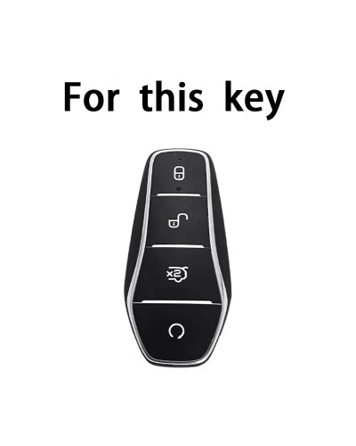 Funda para llave inteligente de coche, carcasa protectora sin llave pa