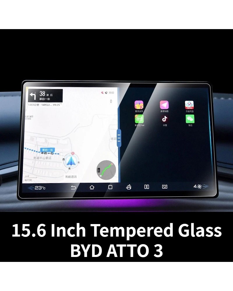 Protector de pantalla táctil para BYD Atto 3 Yuan Plus Seal Dolphin 20