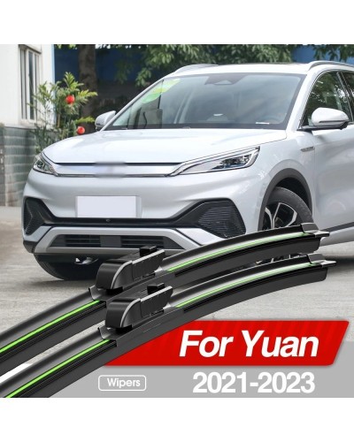 Para BYD Yuan EV Plus Atto 3 2021-2023 limpiaparabrisas delantero 2 ud