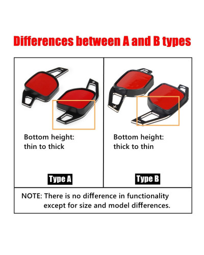 Paletas de aluminio para volante de coche, paleta de extensión de cambio para Audi A3, S3, A4L, A5, S5, Q5, A6L, S6, C6, A7, S7,
