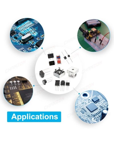 Puente rectificador de diodo SMD MB6S MB10S MB10F DB107S DB207S 0.5A 1