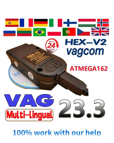 VAGCOM-escáner OBD para...