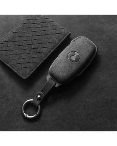 Para BYD DENZA D9 funda para llaves con gamuza DM-i, bolsa para llaves