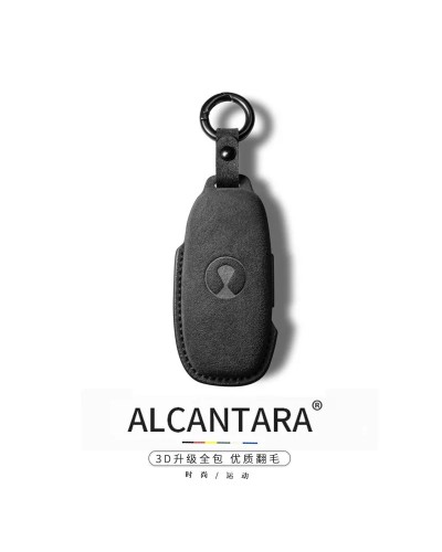 Para BYD DENZA D9 funda para llaves con gamuza DM-i, bolsa para llaves