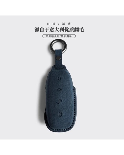 Para BYD DENZA D9 funda para llaves con gamuza DM-i, bolsa para llaves