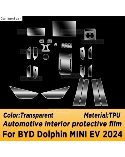 Para BYD Dolphin MINI EV Seagull 2024 2025 Panel de pantalla de navega