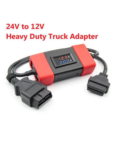 Best 24V to 12V Heavy Duty Truck Diesel Adapter Connector Cable Tools 