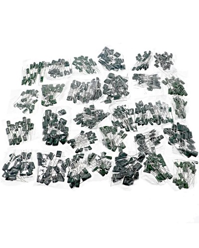 Kit surtido de condensadores de película Mylar, 620 unids/lote, 31 val