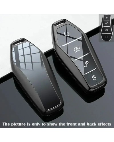 Funda para llave remota de coche de aleación de Zinc a la moda, funda 