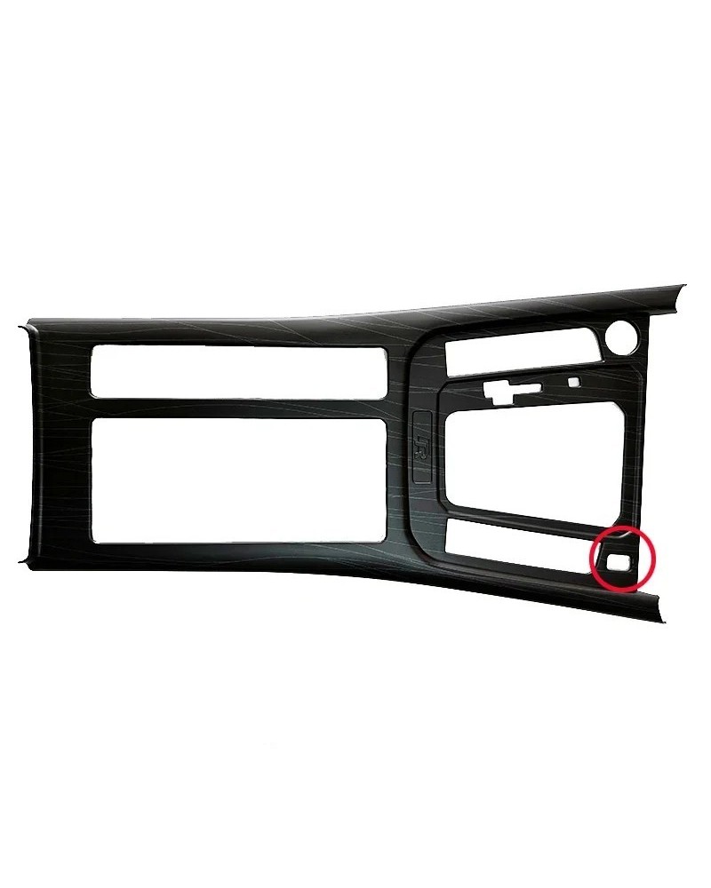 Tira decorativa de fibra de carbono para Interior de VW, tira decorati