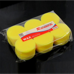 Car Round High Density Foam Waxing Polish Sponge Applicator Pads Curing and Polishing Wash Sponges Detailing Tools Tire Cleaner