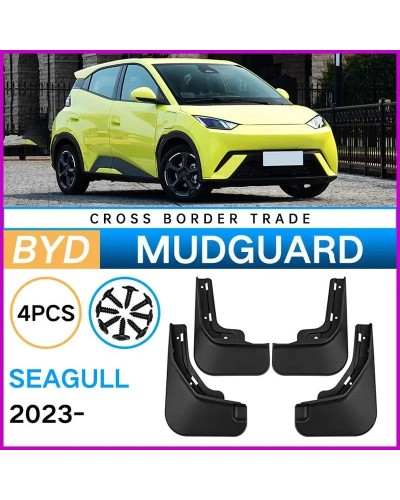 4x guardabarros de neumáticos aptos para BYD Seagull 2023 guardabarros