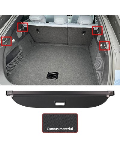 Cubierta de carga para maletero BYD Sealion 7, estante retráctil para 