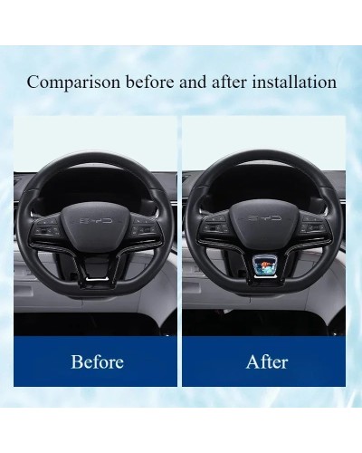 Para BYD Song Pro/Song Plus/Qin Plus DMI EV 2022-2024 volante de coche